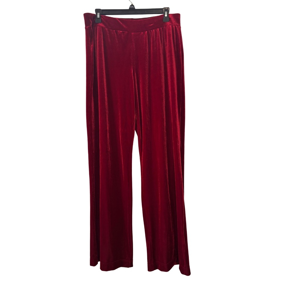 3/$20 NY Jeans Elegant Red Velour Women's Pants